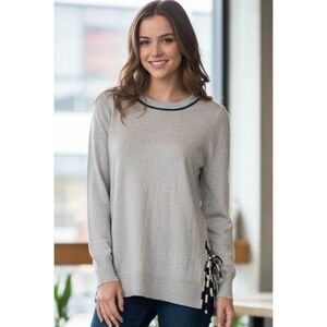 J. Crew Wool Side Tie Sweater